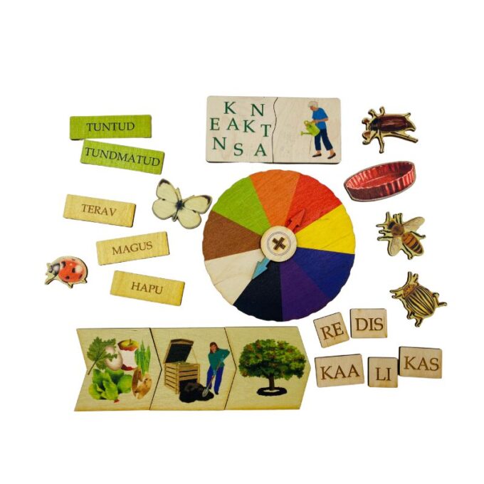 Suur magnetiline õppemäng "Aed" lisakomplekt