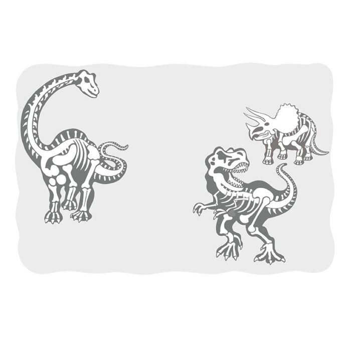 Helendav kihiline pusle "Dinosaurused"