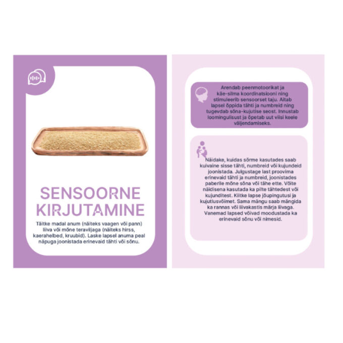 Tegevuskaardid "Montessori kodus"