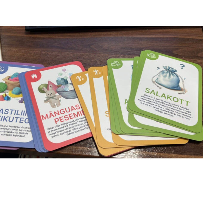 Tegevuskaardid "Montessori kodus"