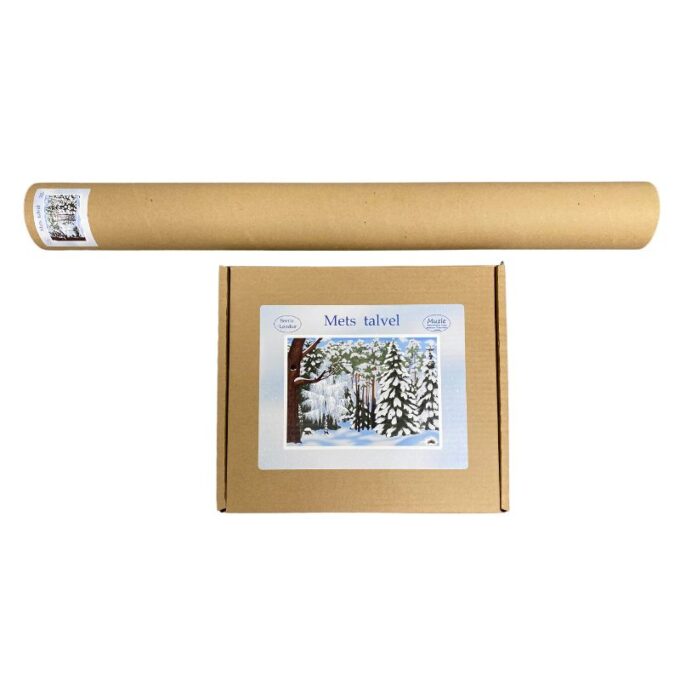 Suur magnetiline õppemäng "Mets talvel" postriga