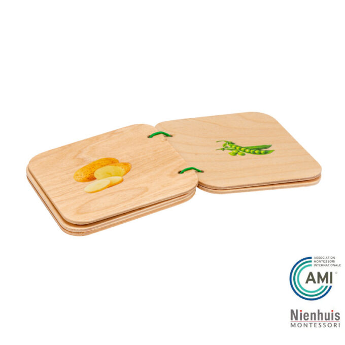 Puidust raamat "Köögiviljad" - Nienhuis