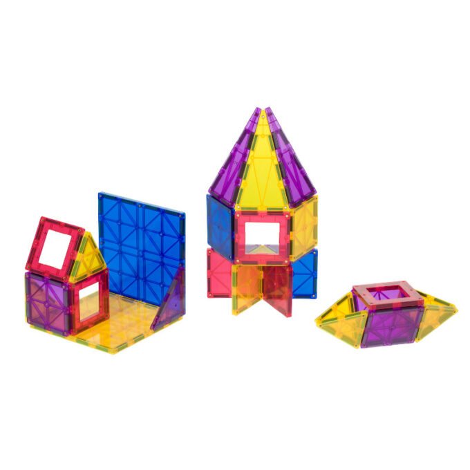 Magnetklotsid lisadetailidega (100 osa)