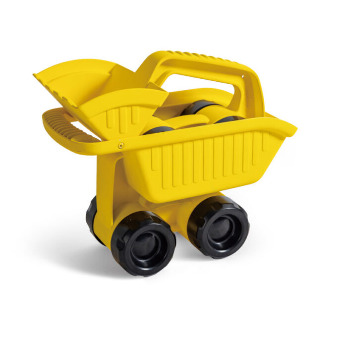 Ratastel liivakühvel kalluriga