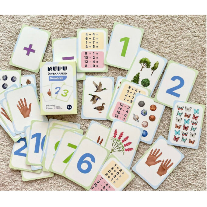 Õppekaardid "Numbrid"
