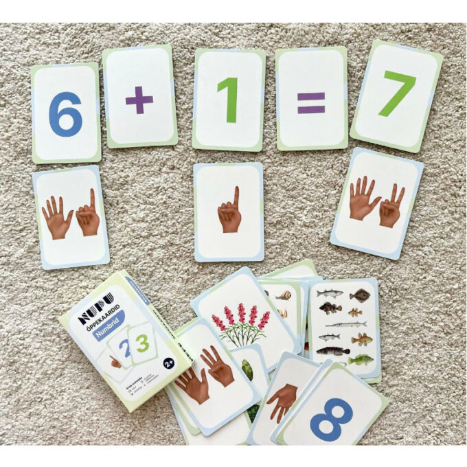 Õppekaardid "Numbrid"