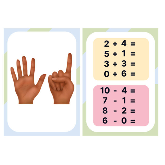 Õppekaardid "Numbrid"