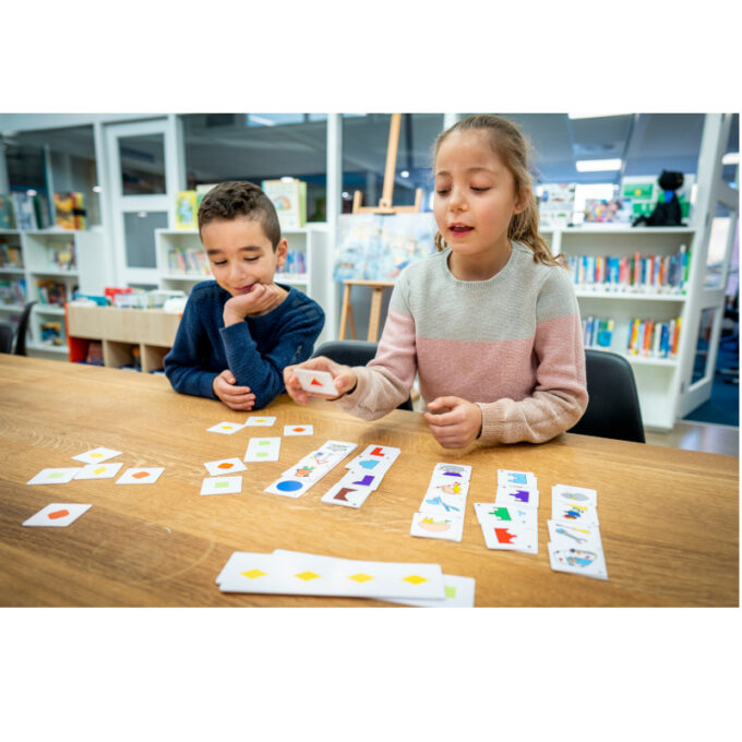 Tähelepanumäng "Ühenda kujundid" (viimased tooted)