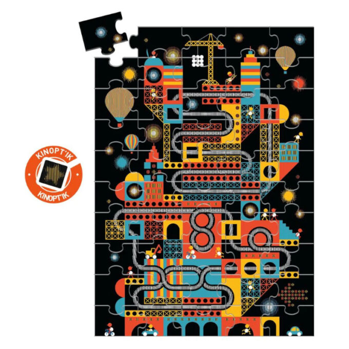 Animeeritud pusle "Linn" (100 osa)