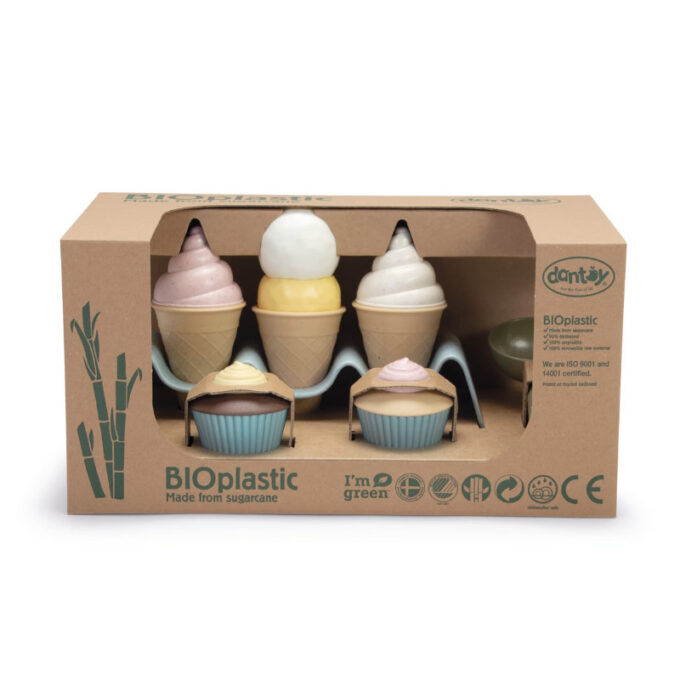 Bioplastist jäätisekohviku komplekt