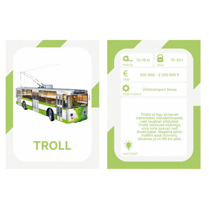 Õppekaardid "Sõidukid"