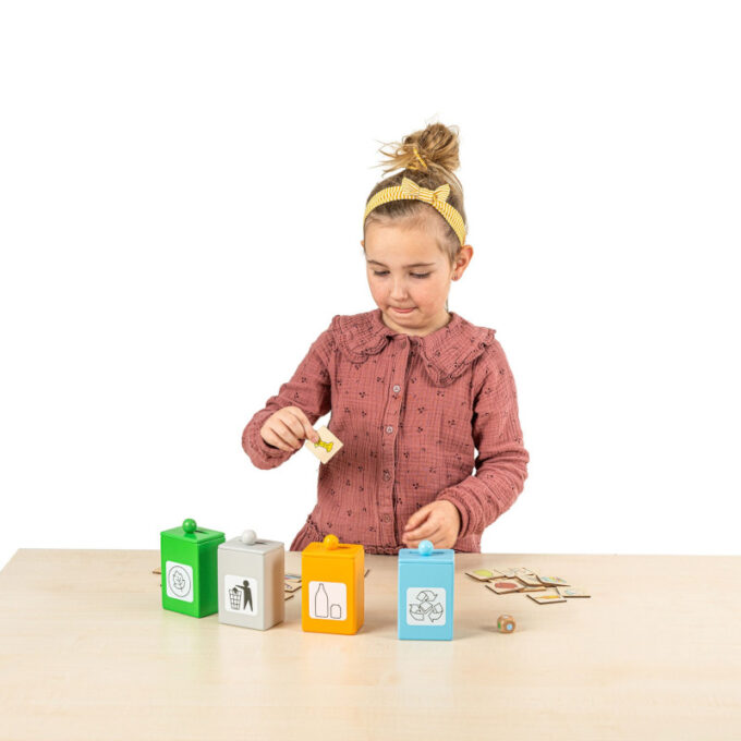 Prügikastidega õppemäng "Jäätmed"