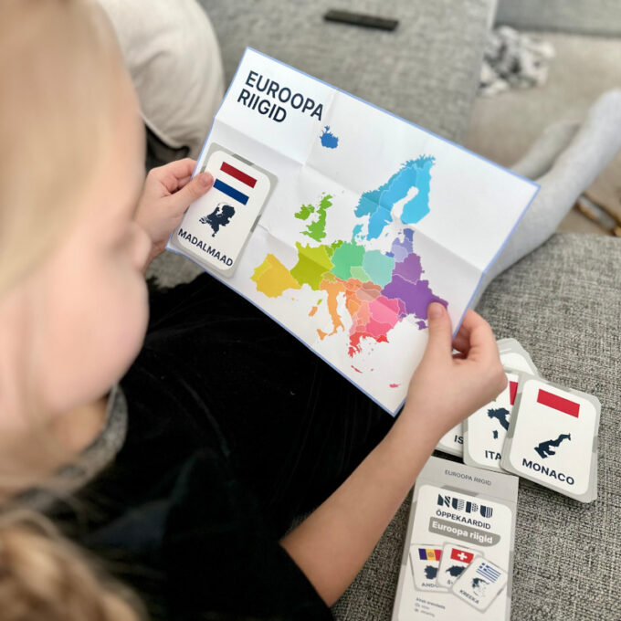 Õppekaardid "Euroopa riigid"