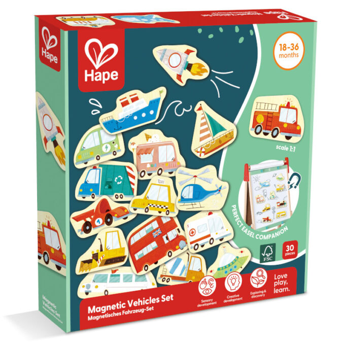 Puidust magnetid "Sõidukid"