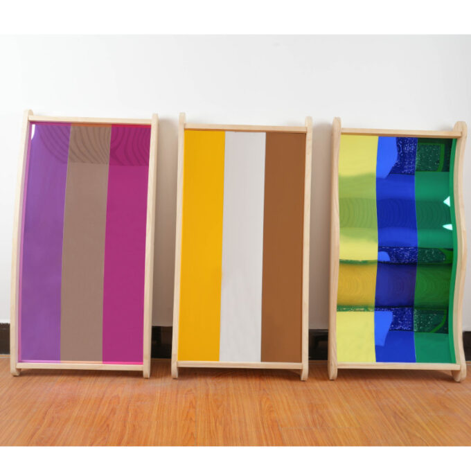 Kõverpeeglitega seinapaneelid (3 tk)