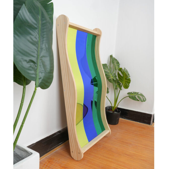 Kõverpeeglitega seinapaneelid (3 tk)