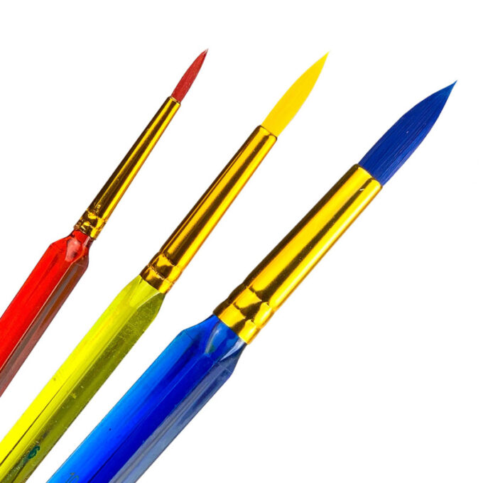 Teravatipulised kolmnurksed pintslid (90 tk)