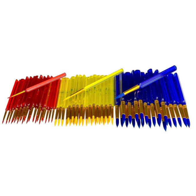 Teravatipulised kolmnurksed pintslid (90 tk)