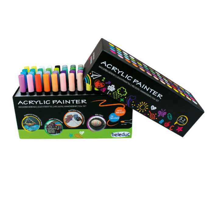 Akrüülmarkerid (52 tk)
