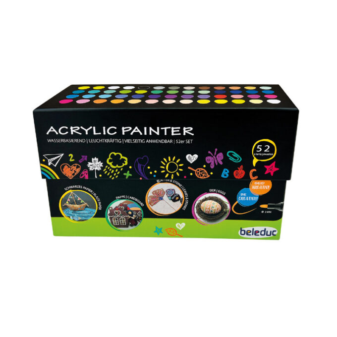 Akrüülmarkerid (52 tk)