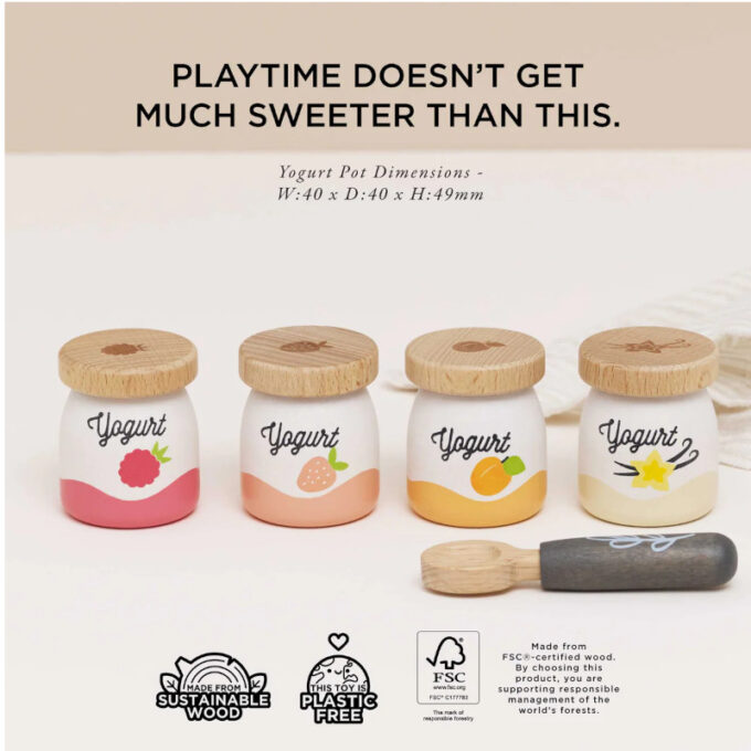 Puidust jogurtitopsid