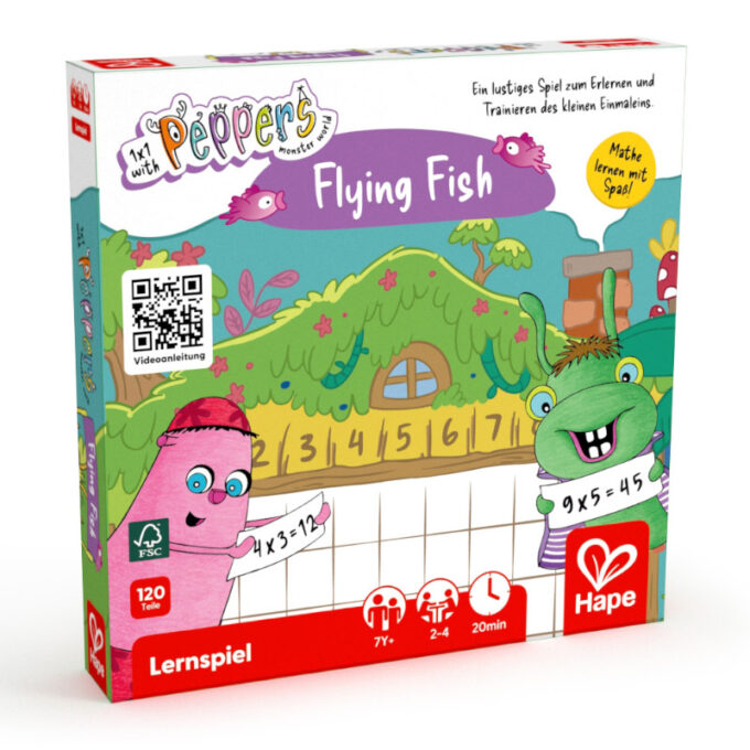 Pepperite korrutamismäng "Lendkalad"