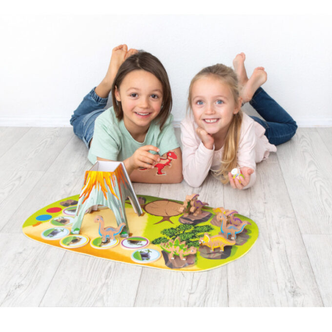 Koostöömäng "Dinosauruste ralli"