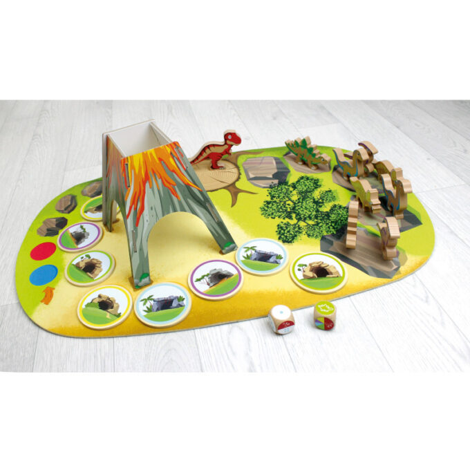 Koostöömäng "Dinosauruste ralli"