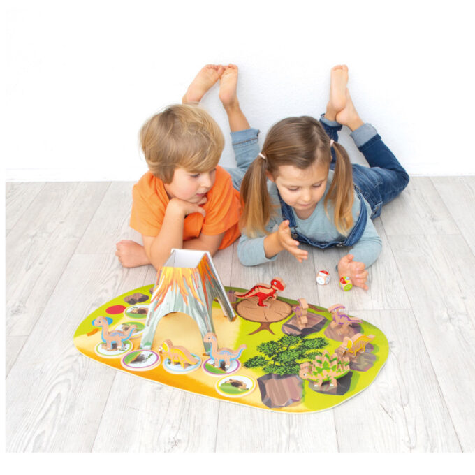 Koostöömäng "Dinosauruste ralli"