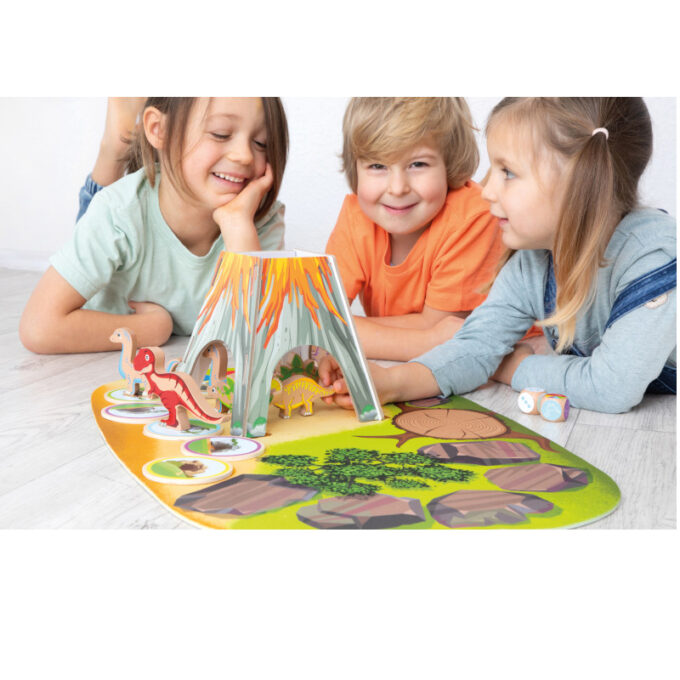 Koostöömäng "Dinosauruste ralli"