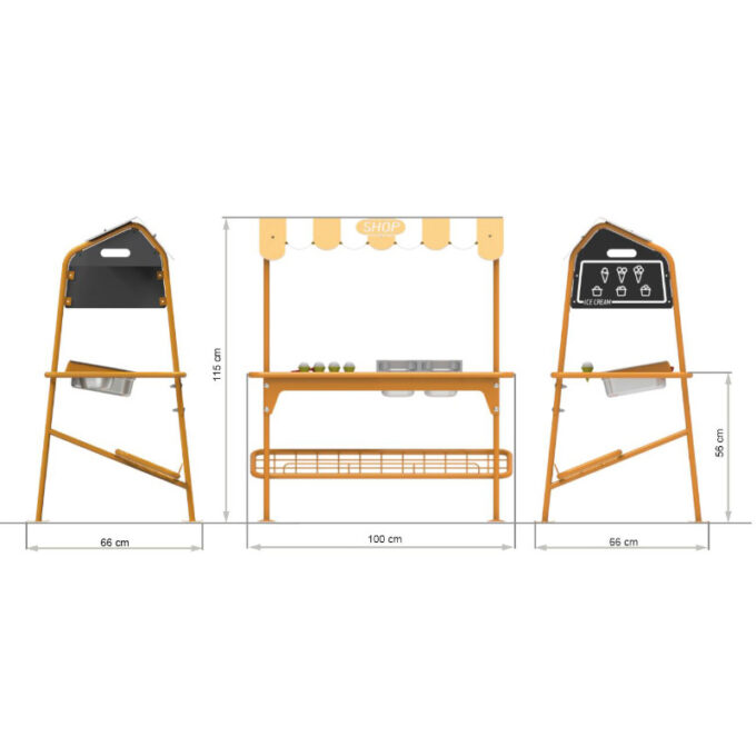 Müügilett "Jäätisekohvik & pood"