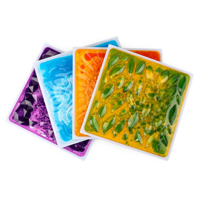 Sensoorsed plaadid mustritega 30 x 30cm (4 tk)