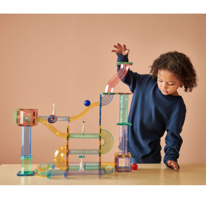 MagGenius magnetklotsidega pallirada (91 osa)