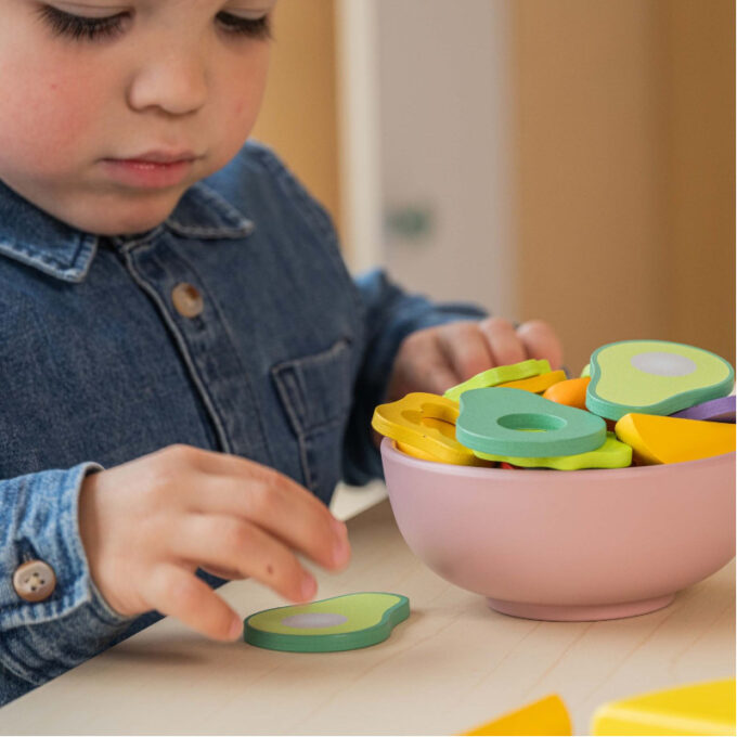 Puidust salatikomplekt