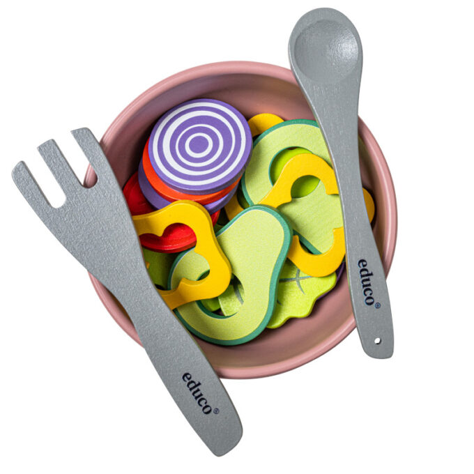 Puidust salatikomplekt