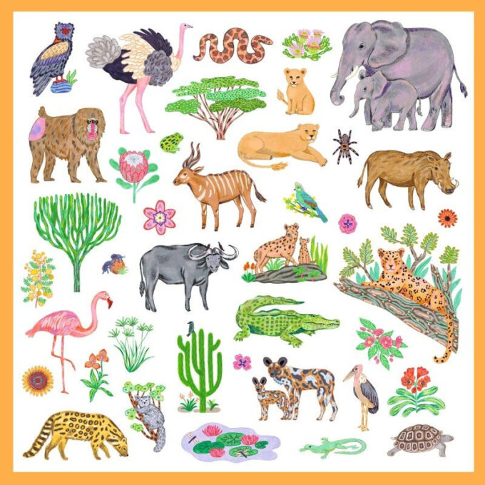 Kleepsukomplekt "Keenia"