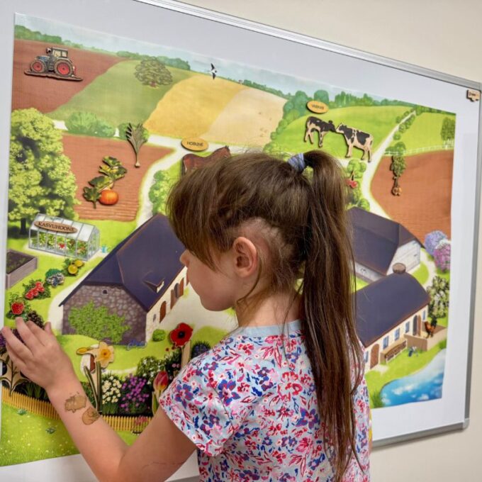 Suur magnetiline õppemäng "Talu" postriga