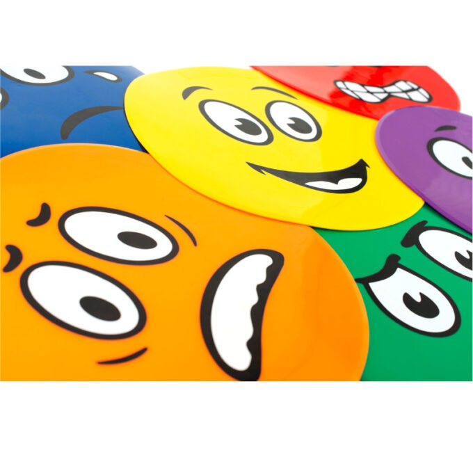 Põrandamärgistus "Emotsioonid" (6 tk)