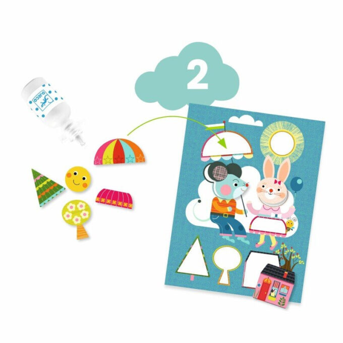 Suur meisterdamiskomplekt "Kass ja sõbrad"