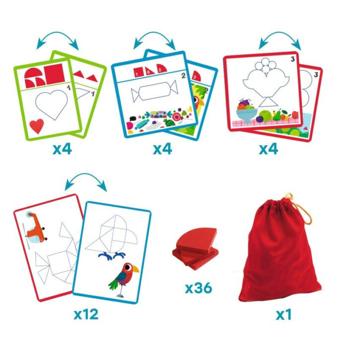 Tangrampusle "Kujundid"