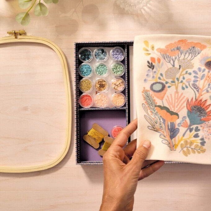 Helmestikandi õpituba "Lilled"