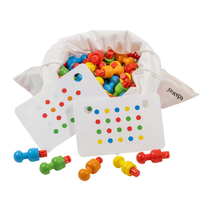 Mängunupud seinapaneelile (77 osa)