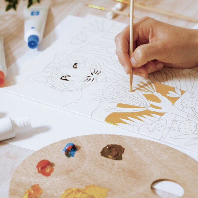 Värvide segamise õpituba "Tiiger"