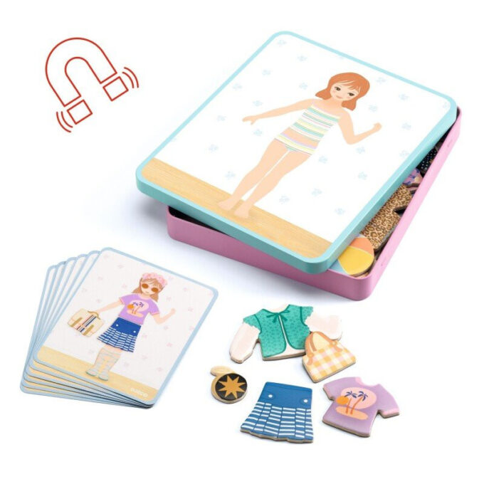 Puidust magnetitega riietamismäng