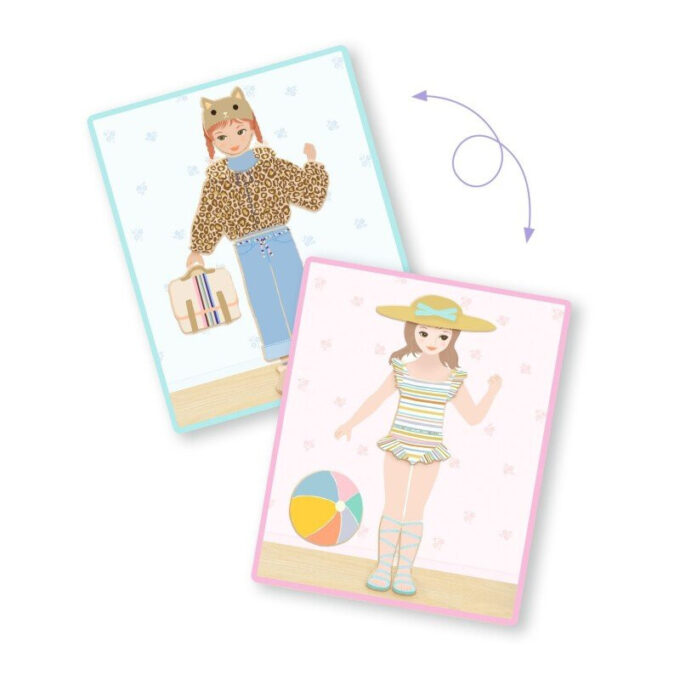 Puidust magnetitega riietamismäng