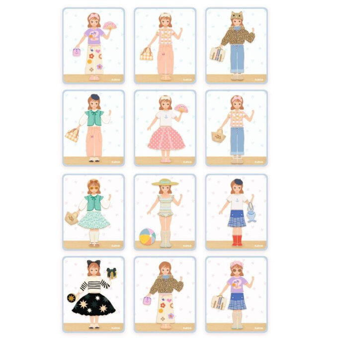 Puidust magnetitega riietamismäng