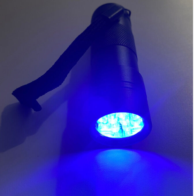 UV valgusega taskulamp