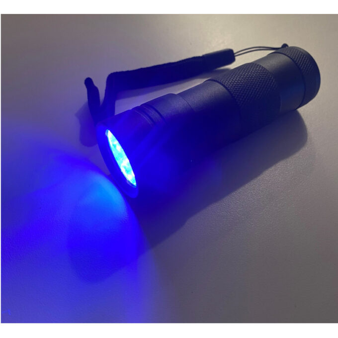 UV valgusega taskulamp