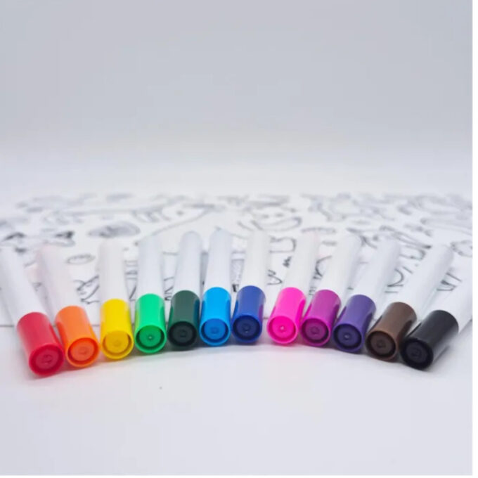 Viltpliiatsid värvimismatile "Metsaloomad" (12 tk)