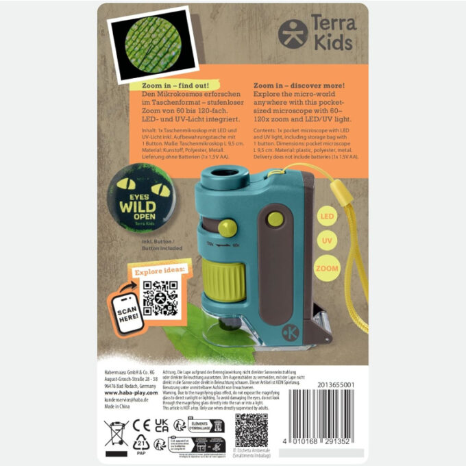 Taskumikroskoop vöökotiga (60-120x suurendus)